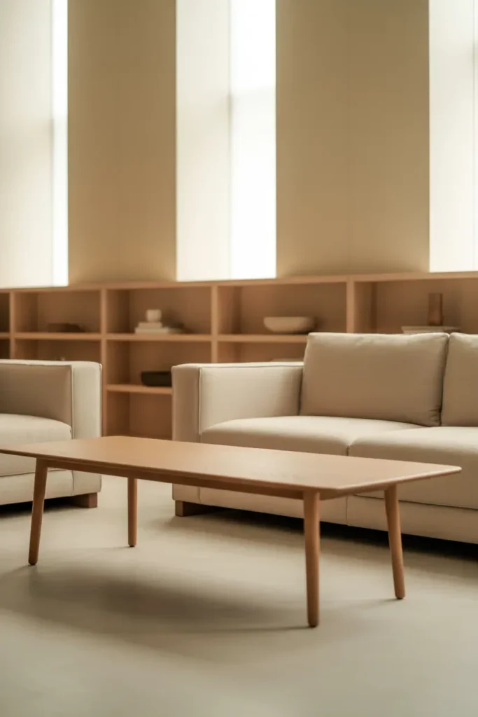 Minimalist Furniture with Clean Lines