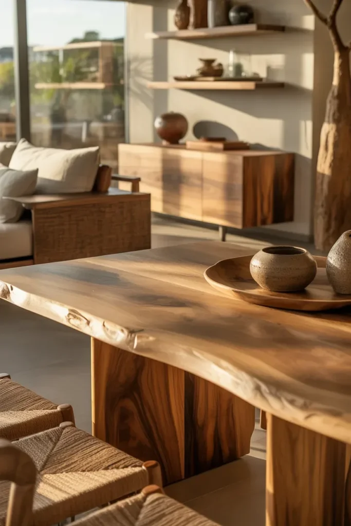 Natural Wood And Organic Finishes