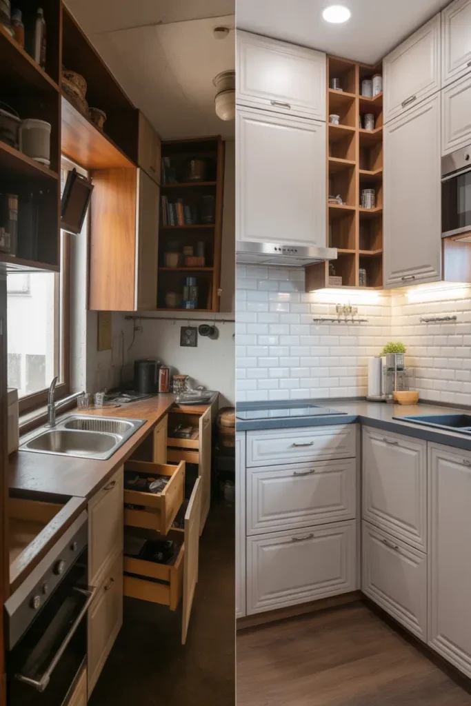 Small Kitchen to Smart Space-Saving Design
