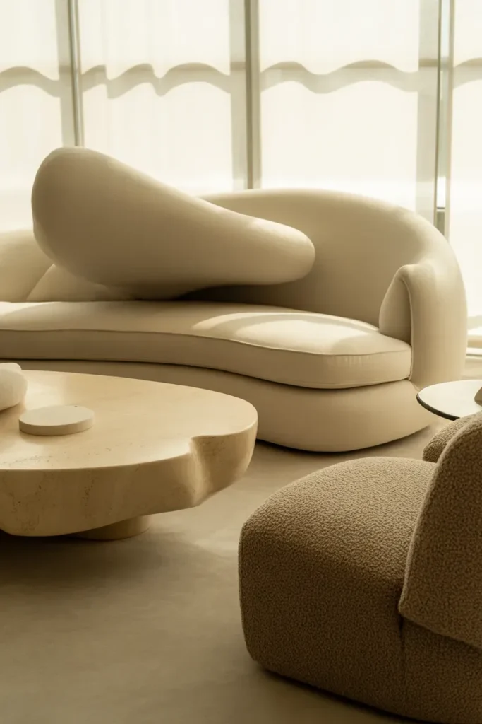Statement Furniture in Soft Tones
