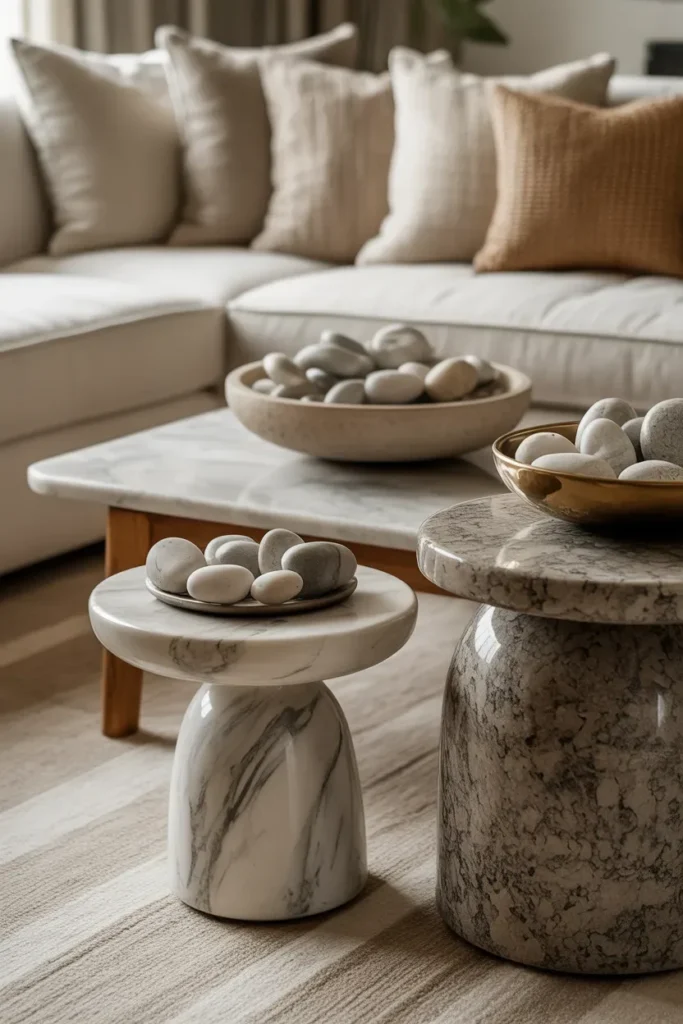 Stone Accents for Earthy Stability