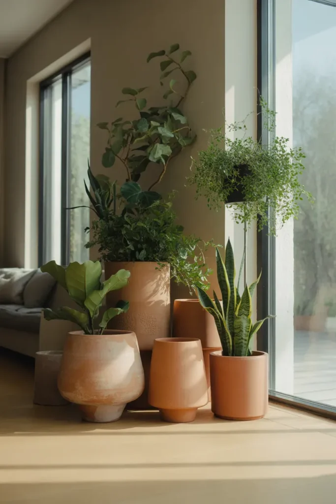Terracotta Planters for Indoor Greenery