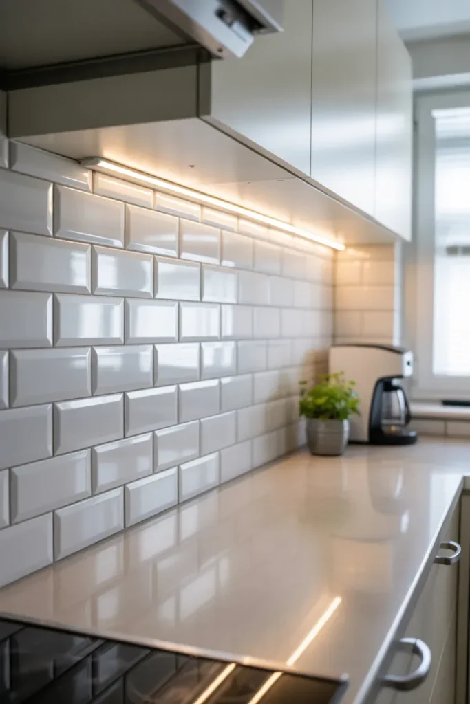 Upgrade with Peel-and-Stick Backsplash