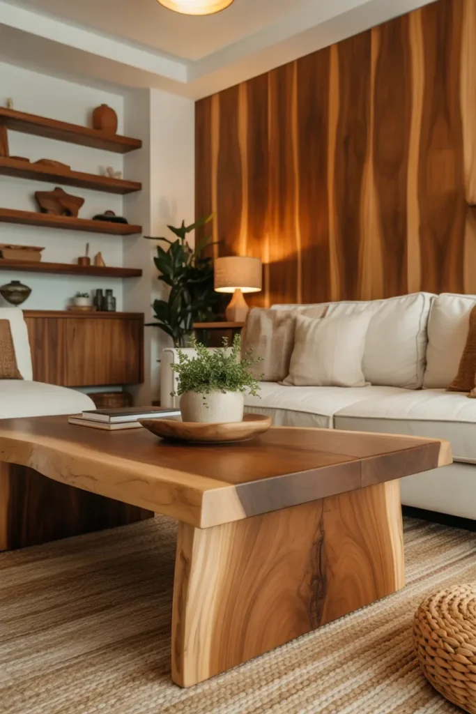 Use Natural Wood Elements