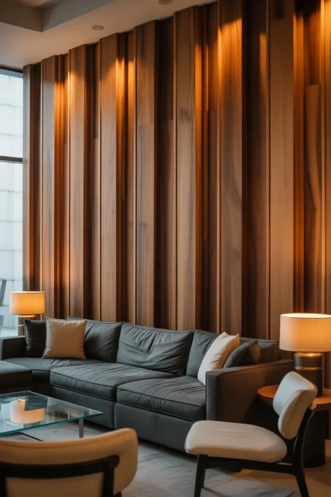 Wooden Wall Panels for Architectural Depth