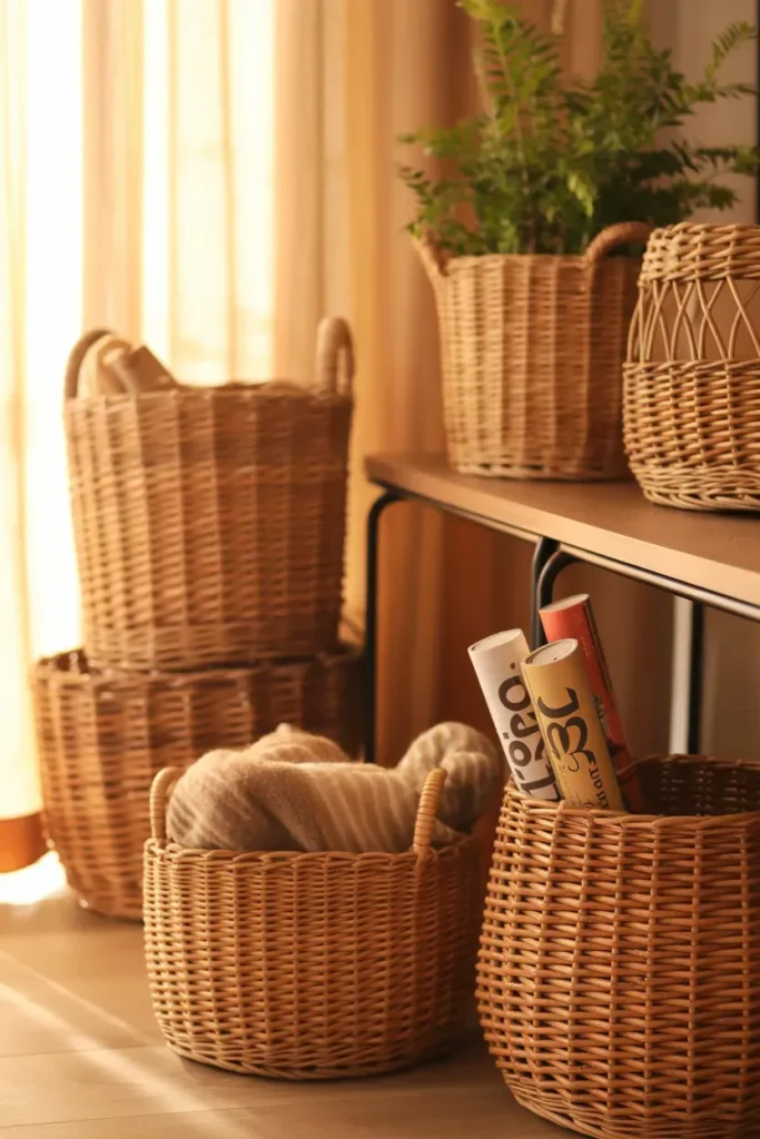 Woven Baskets for Functional Texture