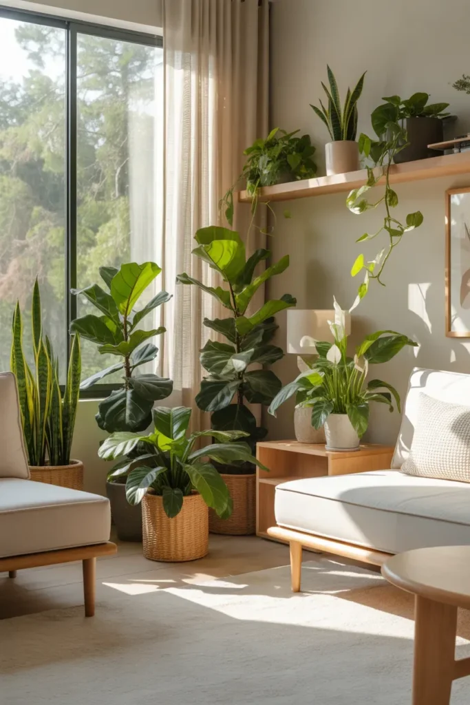 Add Indoor Plants for Natural Freshness