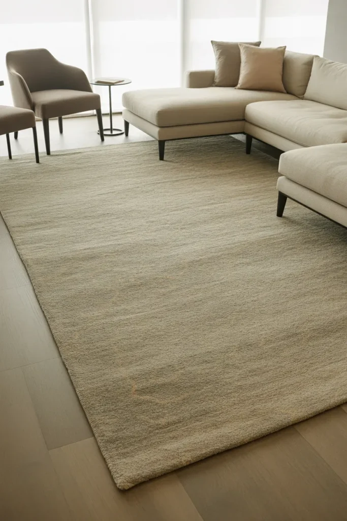 Anchor the Space With a Rug