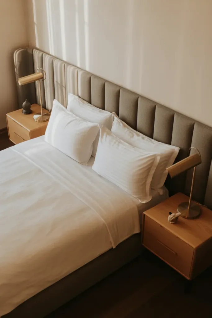 Bed Centered with Symmetrical Layout