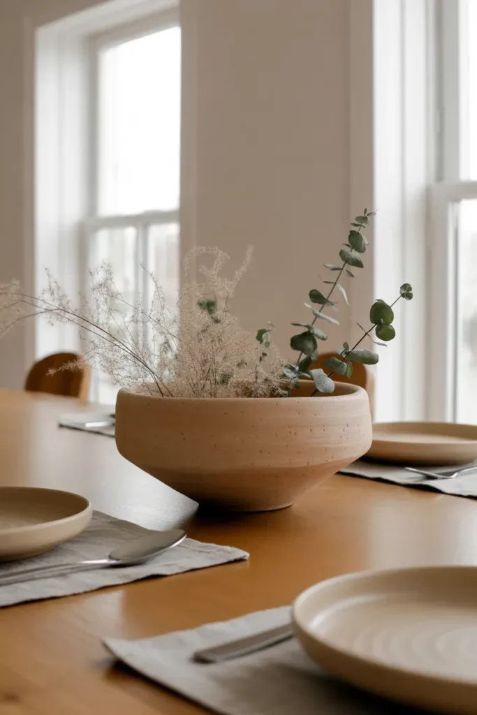 Clay Accent Bowls for Table Styling