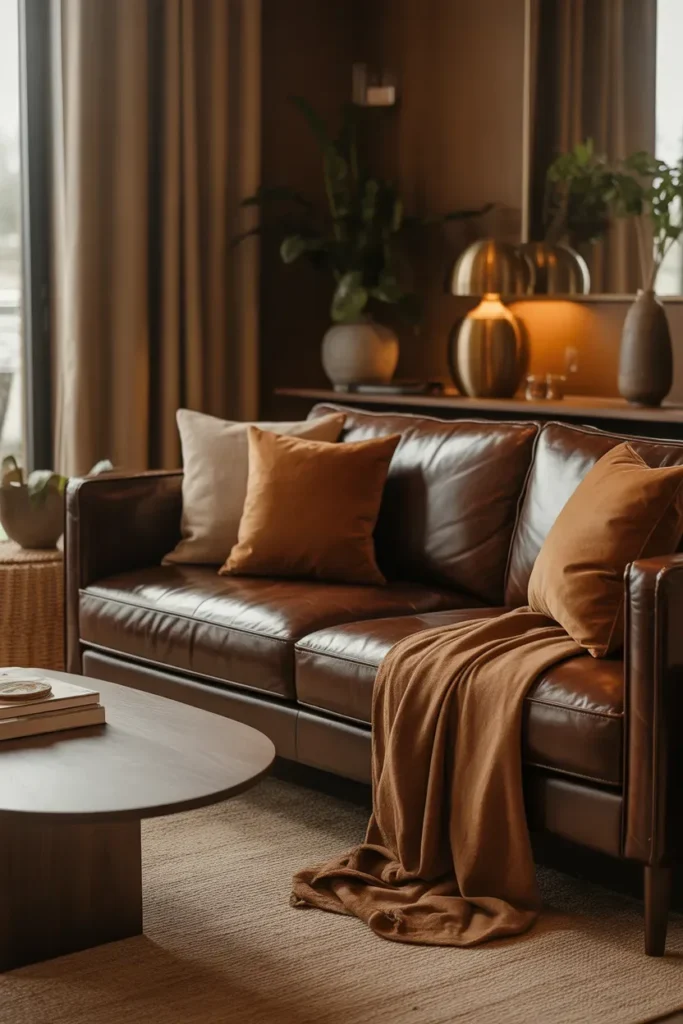 Deep Brown and Caramel Layers