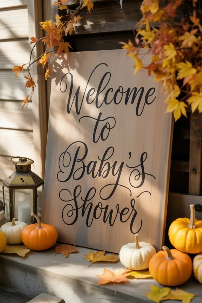 Handwritten Welcome Sign