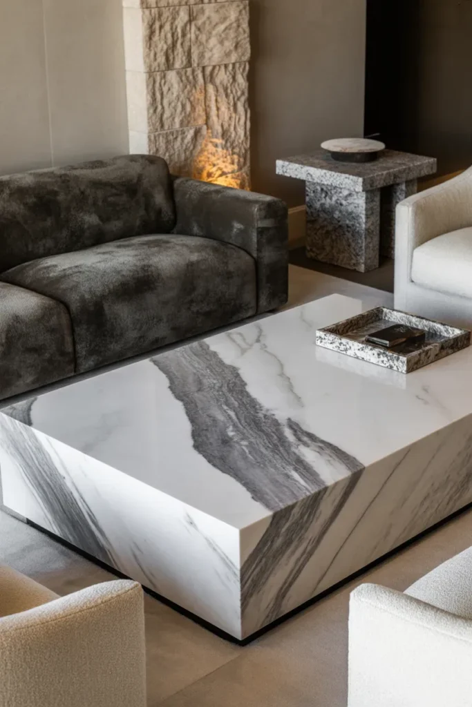 Incorporate Stone and Marble Accents