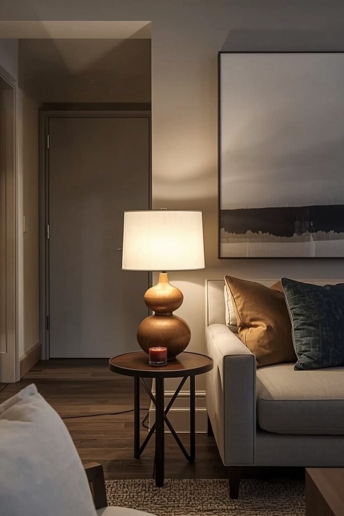 Incorporate Table Lamps for Soft Illumination