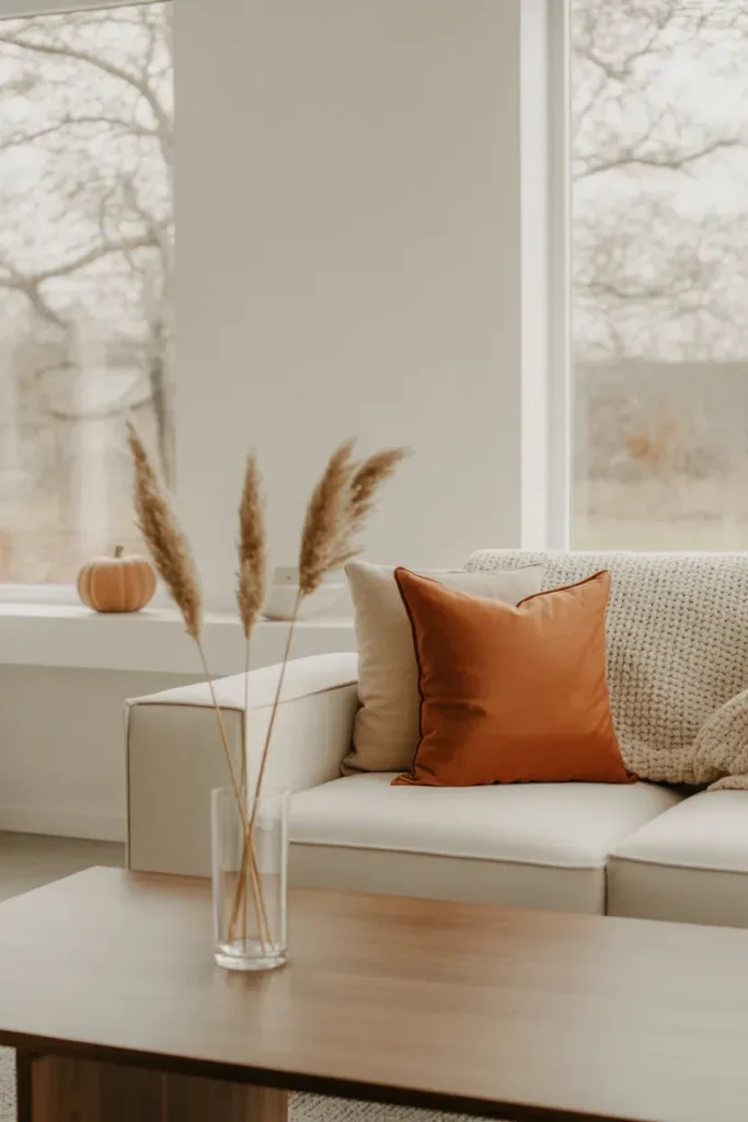 Minimalist Fall Decor Approach