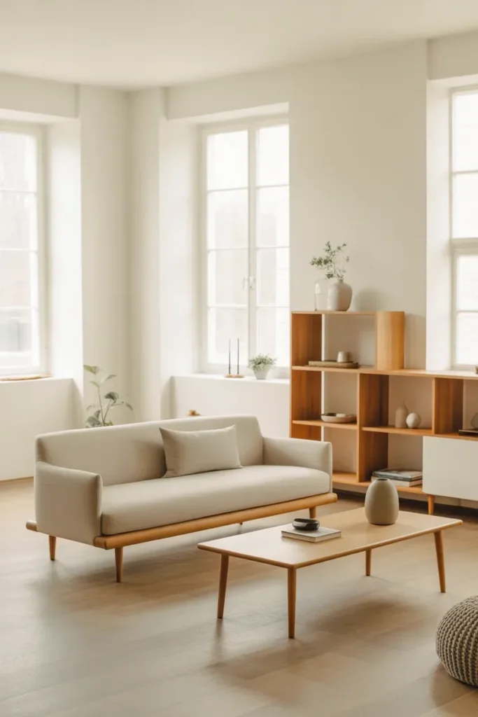 Minimalist Yet Functional Furniture