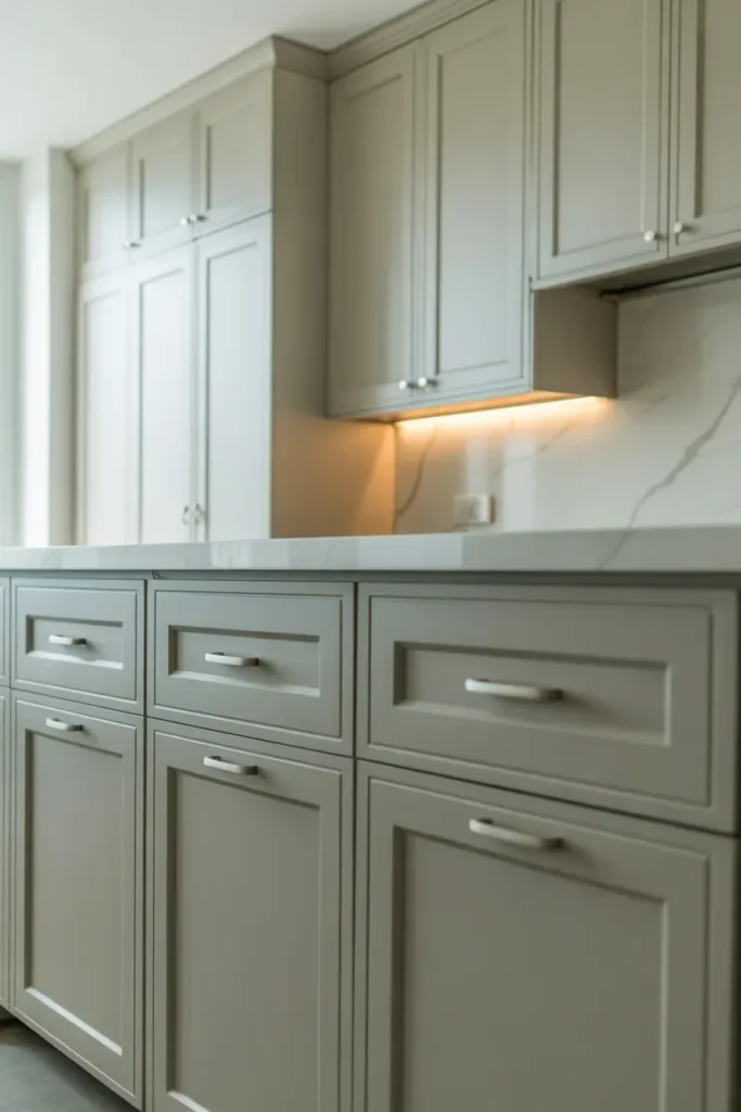 Soft Gray Cabinets