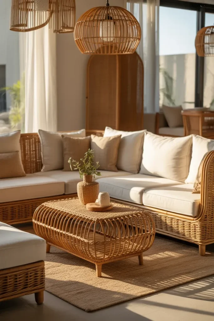 Add Woven and Rattan Pieces