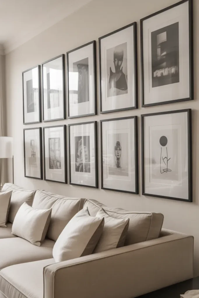 Gallery Walls in Monochrome