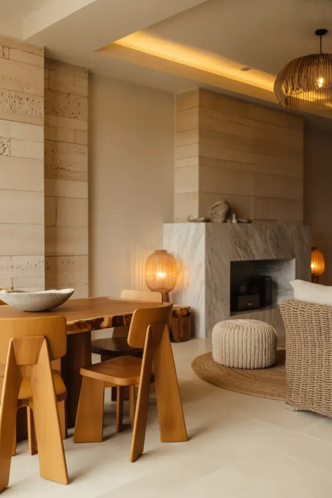 Natural Materials for Organic Warmth