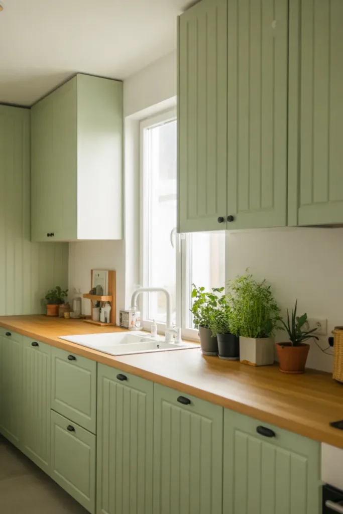 Sage Green Cabinets