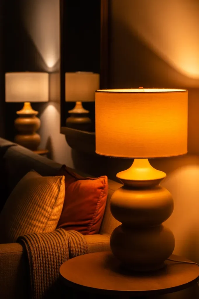 Statement Lighting With Warm Glow