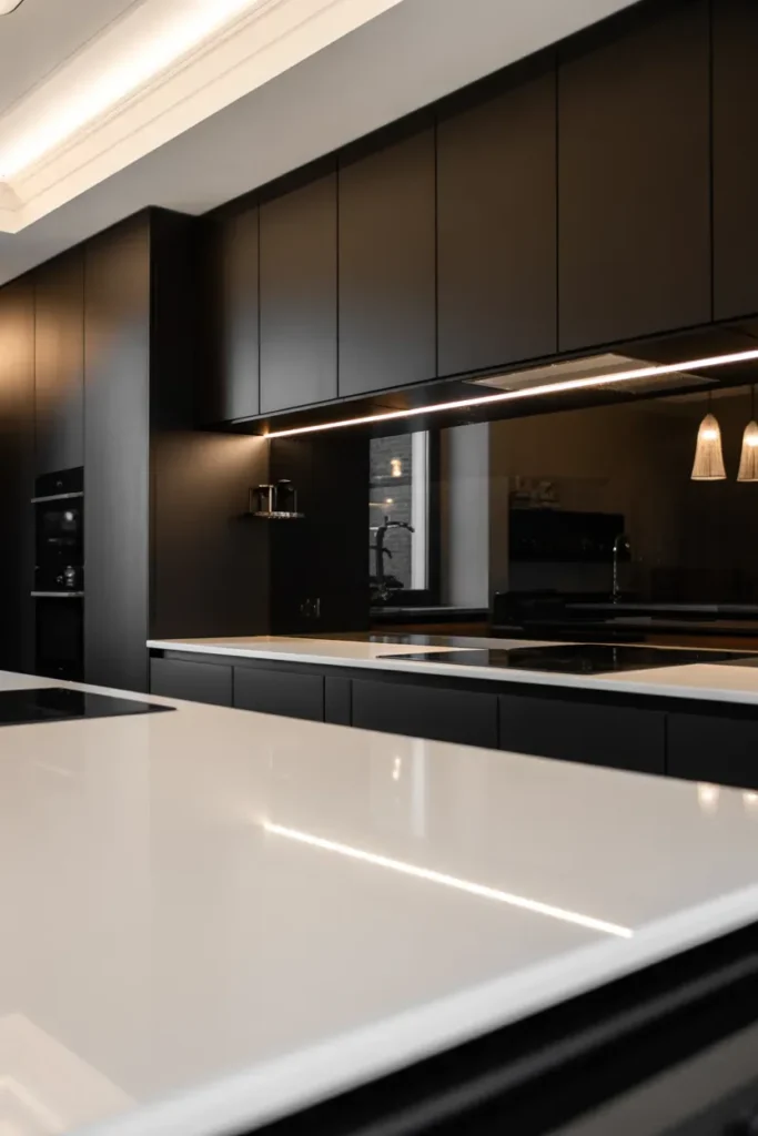 Charcoal Black Cabinets
