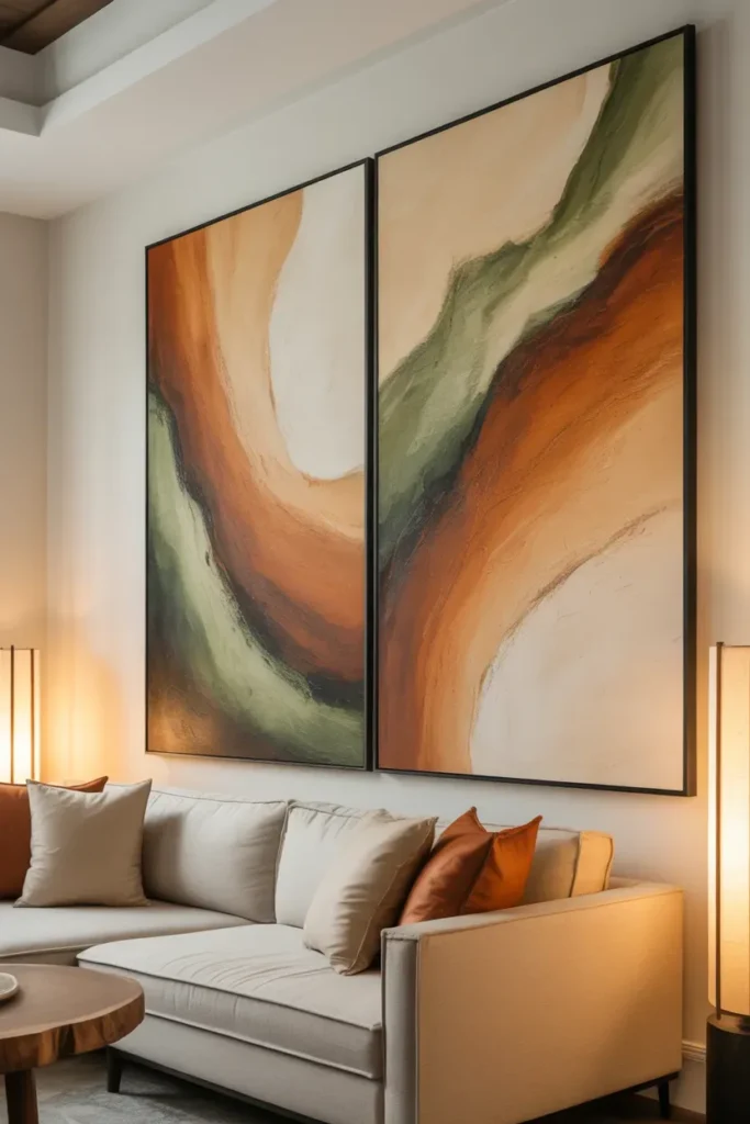 Earthy Wall Art and Abstract Landscapes