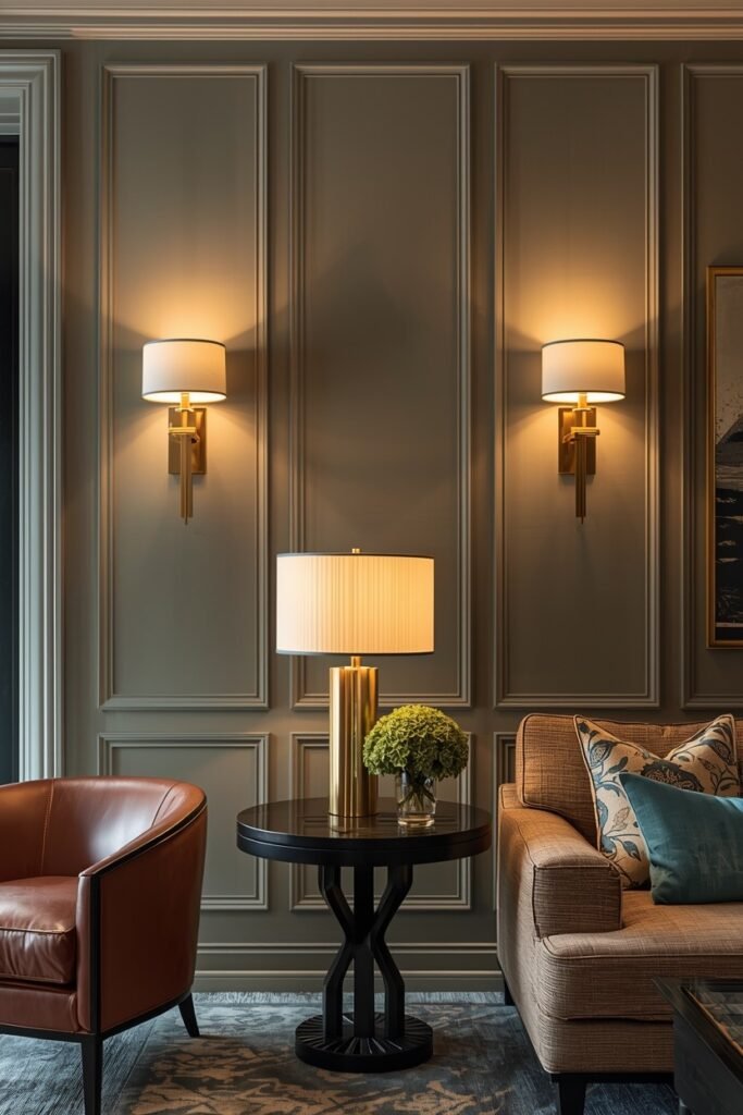 Install Wall Sconces for Balanced Layers