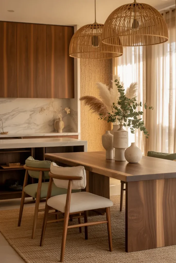 Natural Materials for Organic Warmth