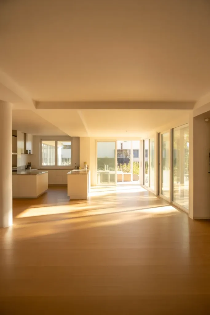 Open Layout for Better Light Distribution