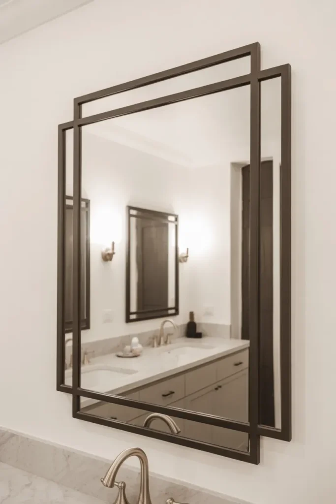 Add a Stylish Mirror Overlay