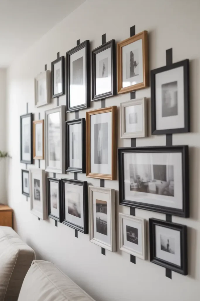 Command Strips for Gallery Walls