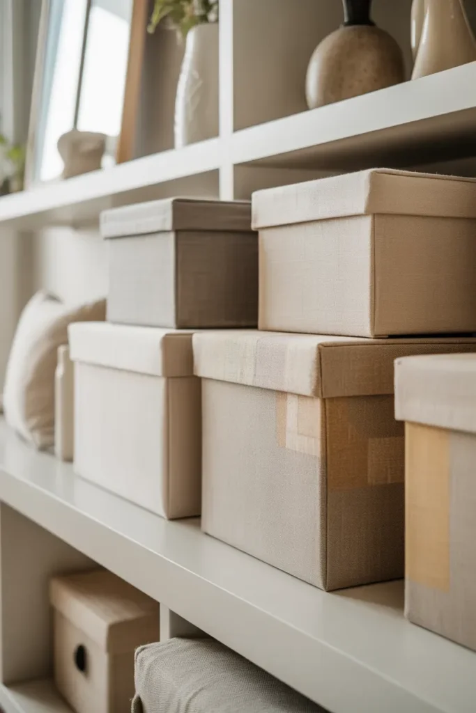 Fabric-Covered Decorative Boxes