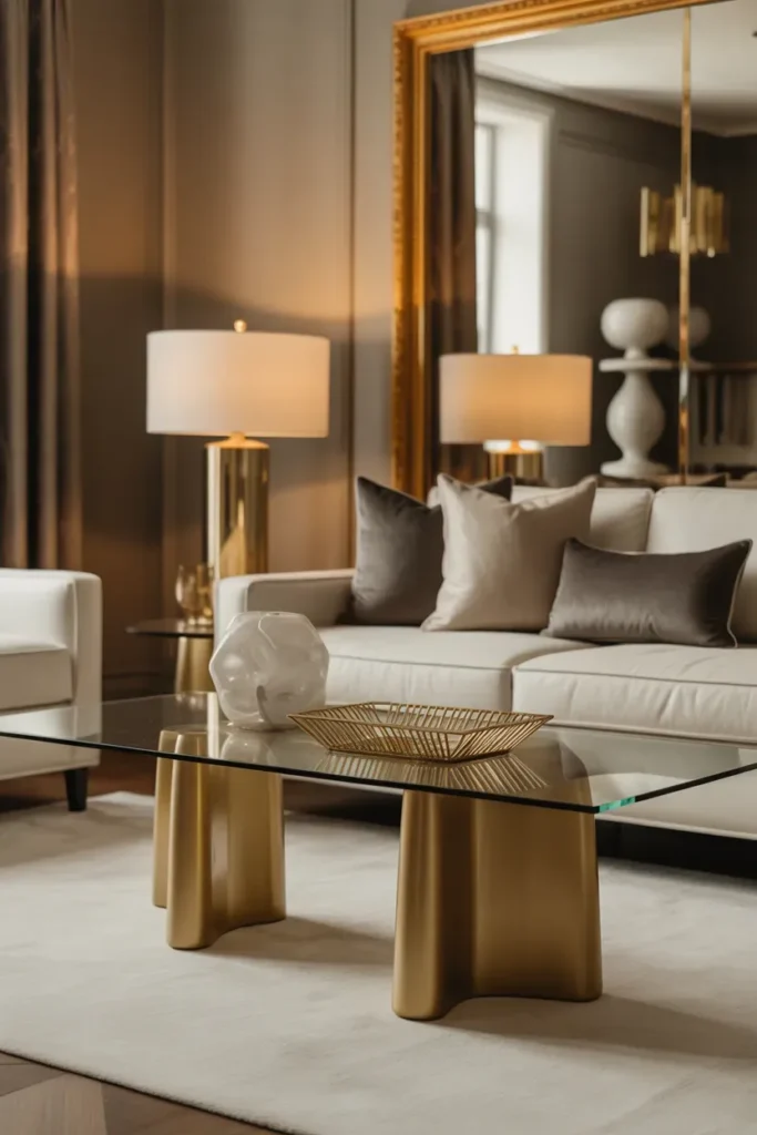 Gold and Metallic Accents