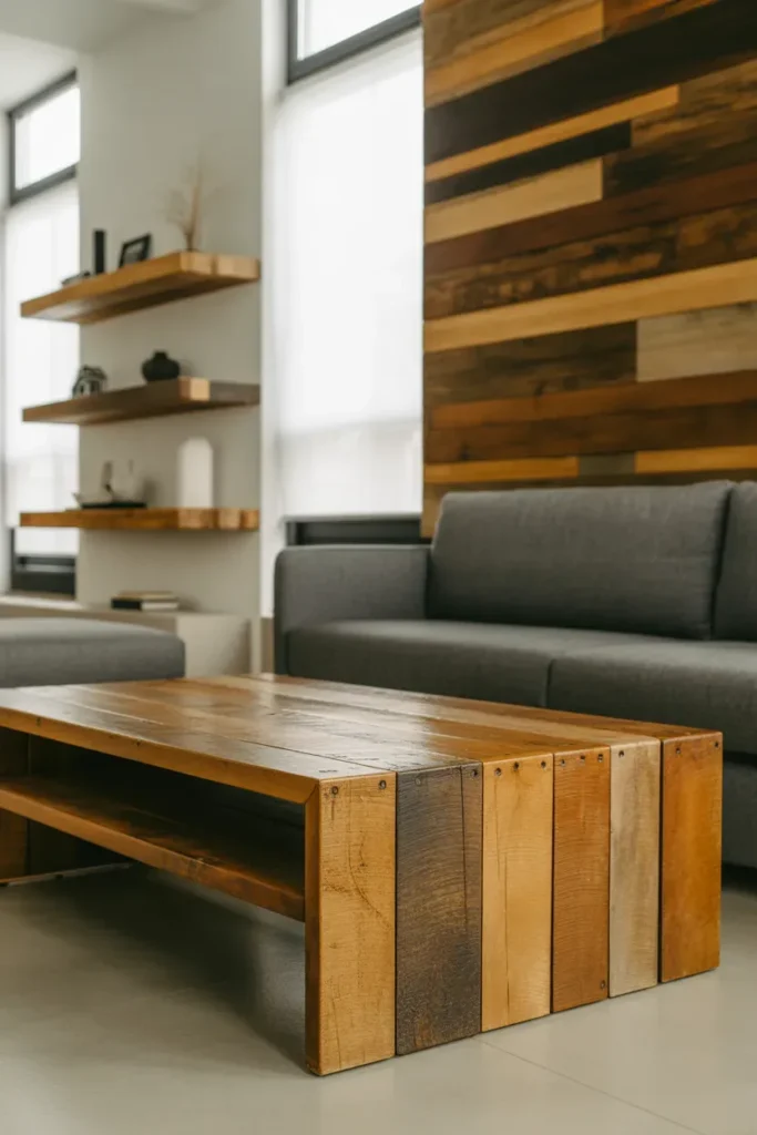 Introduce Reclaimed Wood Elements