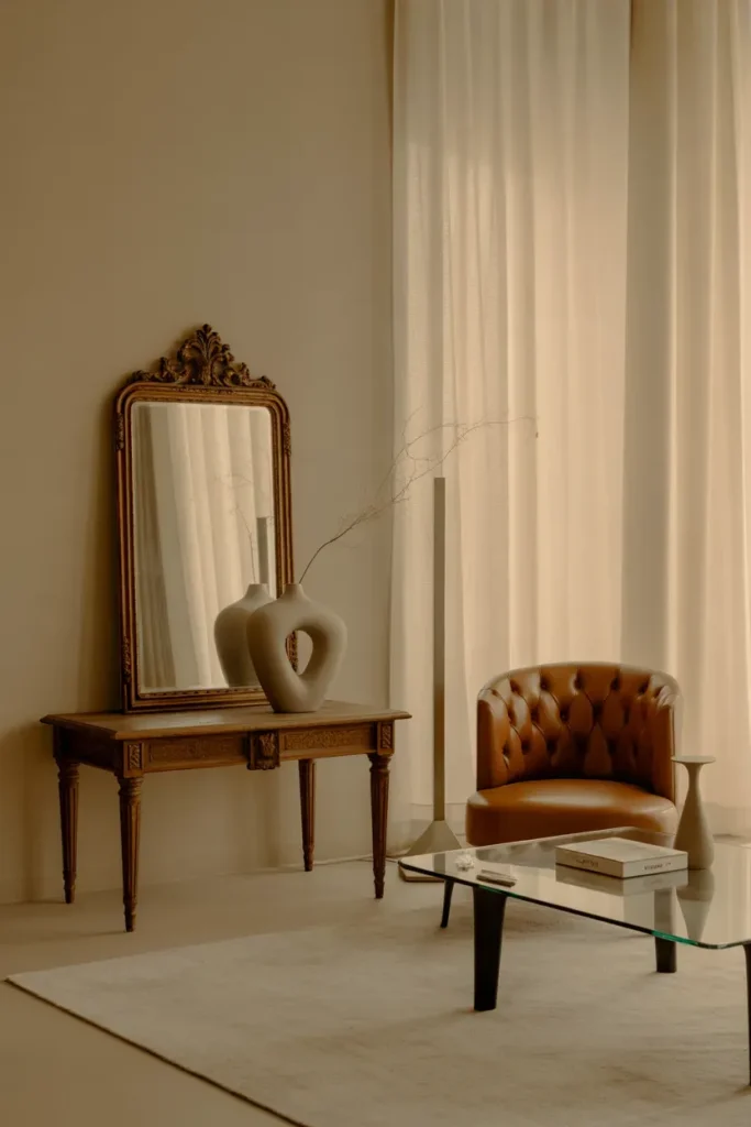 Mix Old and New Decor Pieces