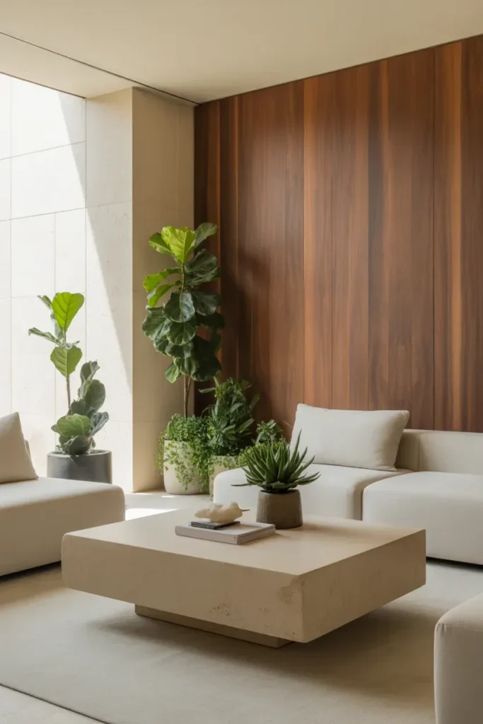 Natural Elements That Ground the Space