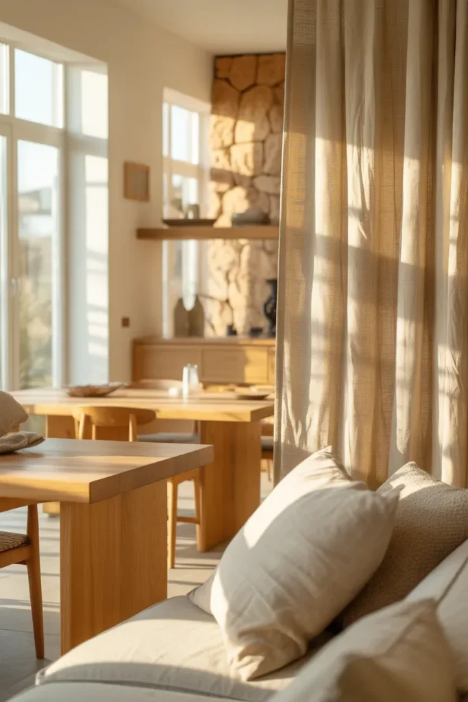 Natural Materials That Complement Light