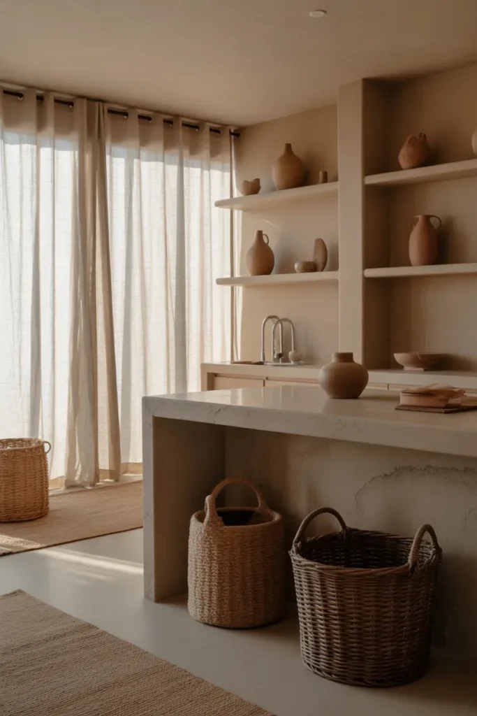 Natural Materials for Authentic Warmth