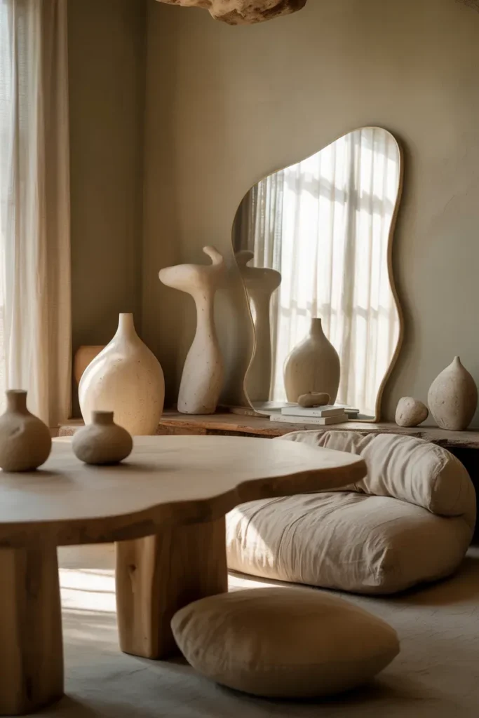 Organic Shapes Over Perfect Lines