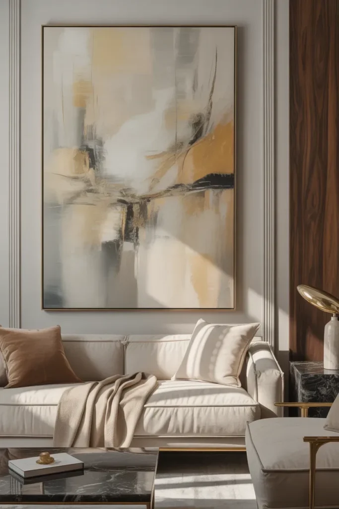 Statement Artwork with Restraint