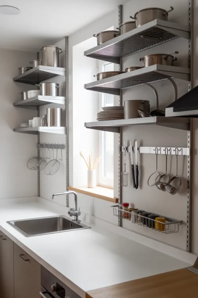 Use Vertical Storage Solutions