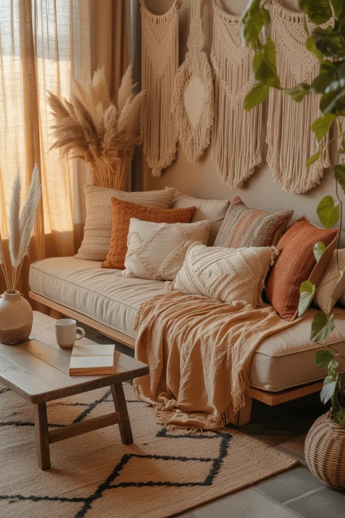 Boho-Inspired Reading Nook