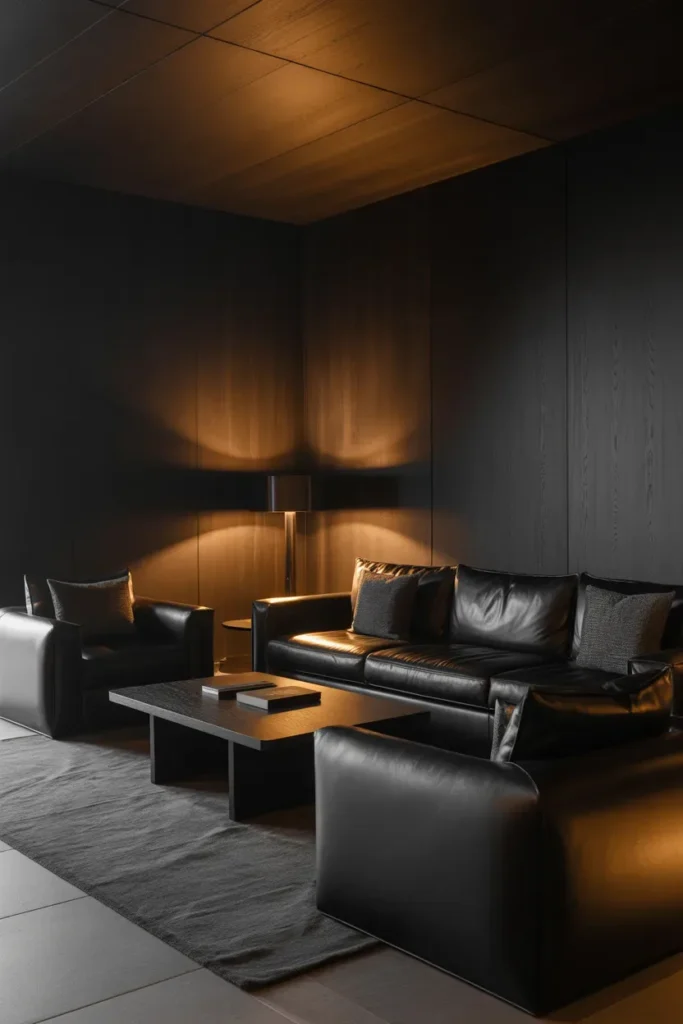 Charcoal Neutral Living Space