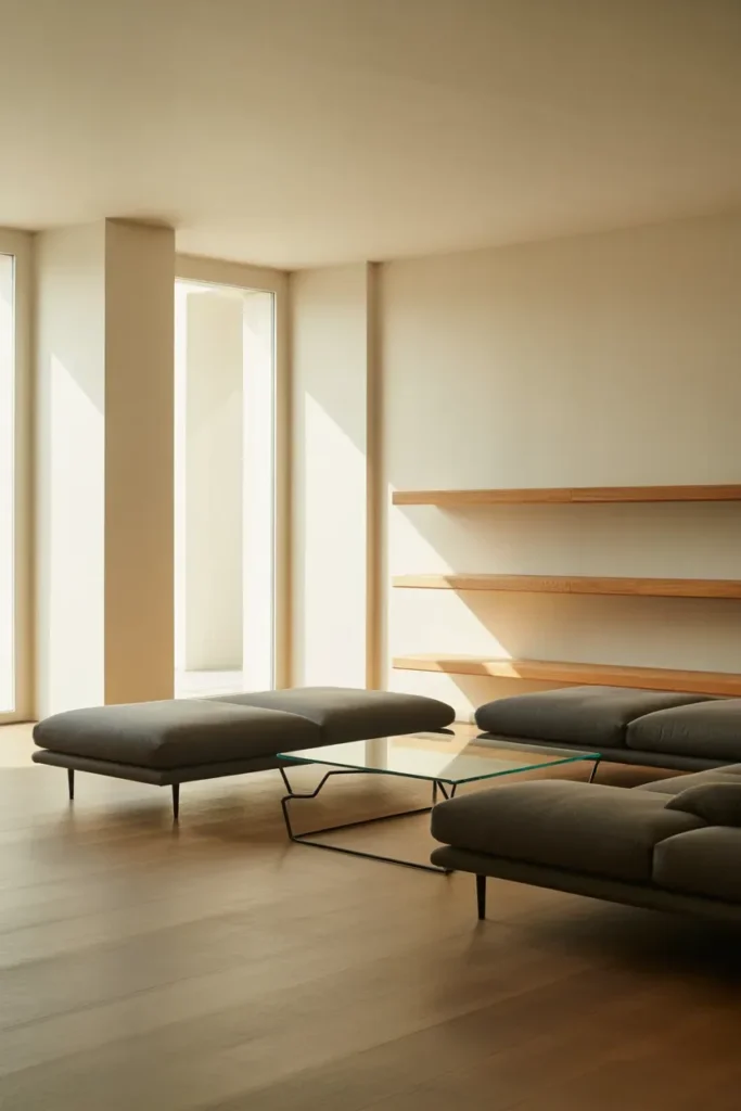 Low-Profile Furniture for Open Feel