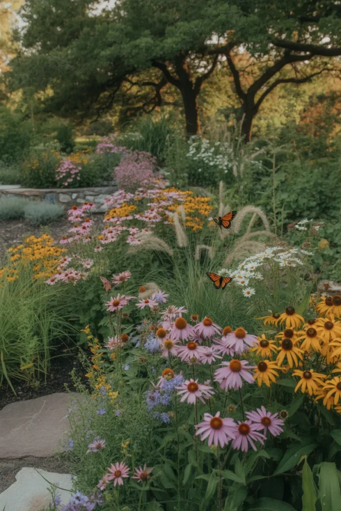 Native Plant Flower Beds