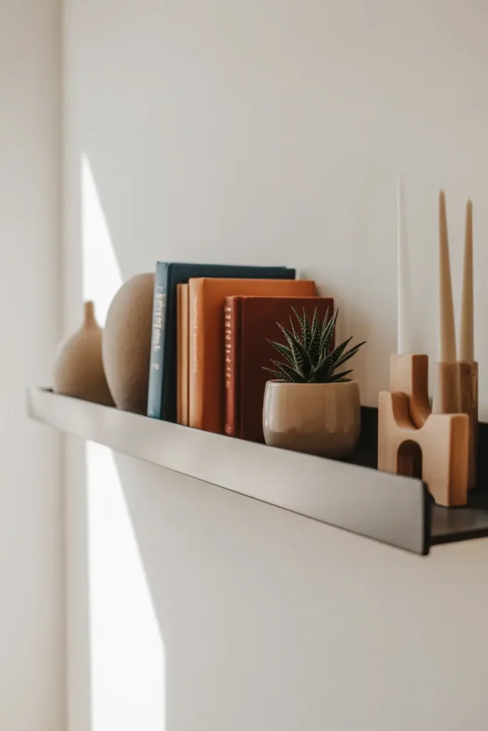 Open Shelving with Styled Decor