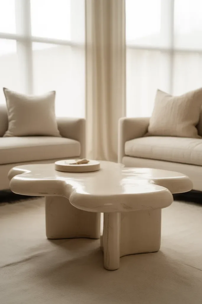 Plaster Coffee Tables