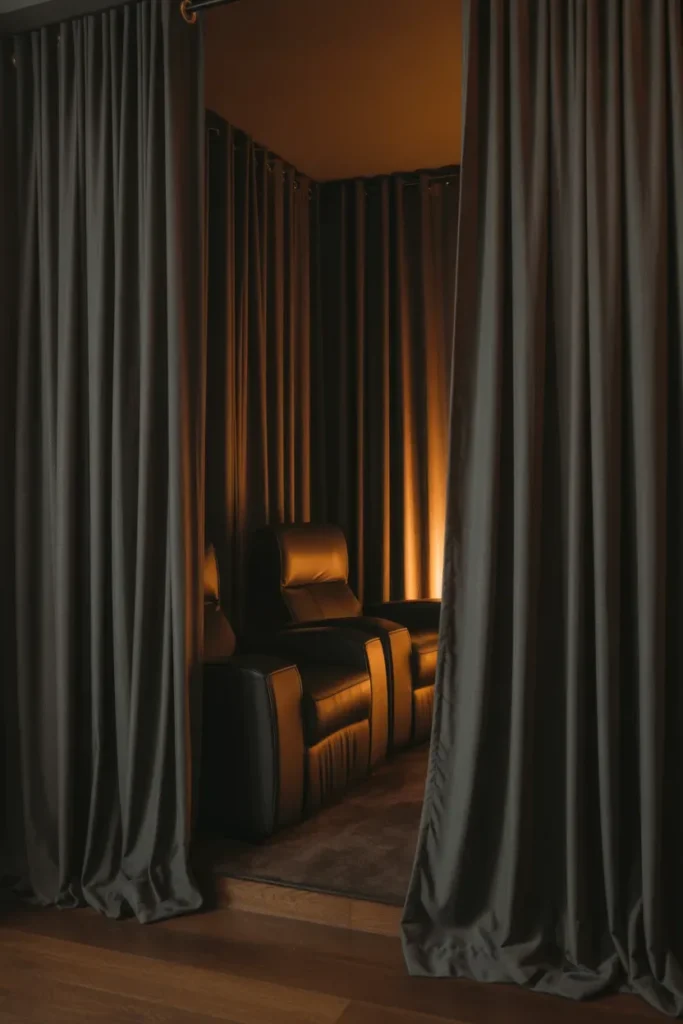 Thick Curtains for Light Control